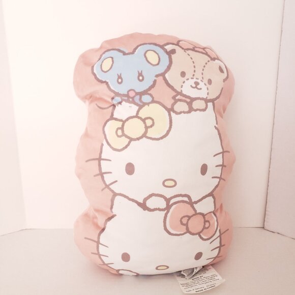 Sanrio Hello Kitty Pink Character and Friends Cute Soft Plush Pillow - Picture 1 of 15